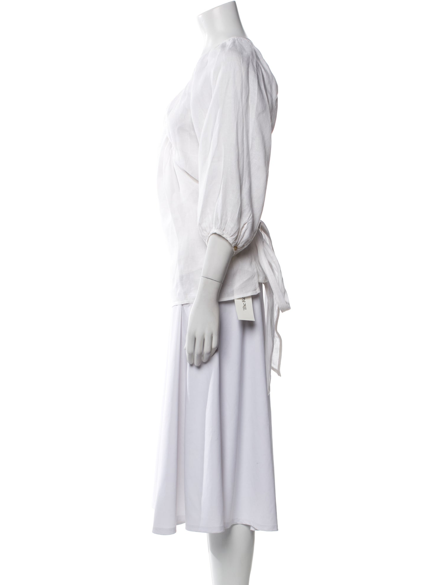 unsubscribed Linen V-Neck Tunic