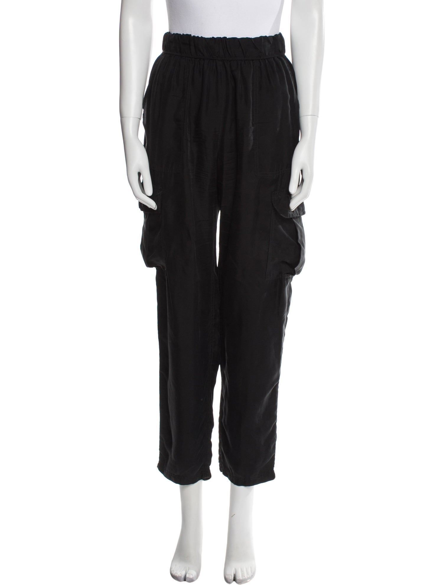 unsubscribed Silk Straight Leg Pants