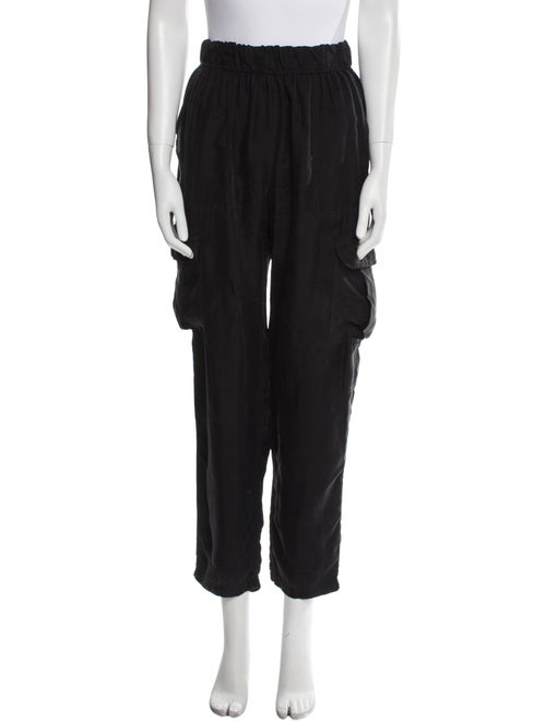 unsubscribed Silk Straight Leg Pants