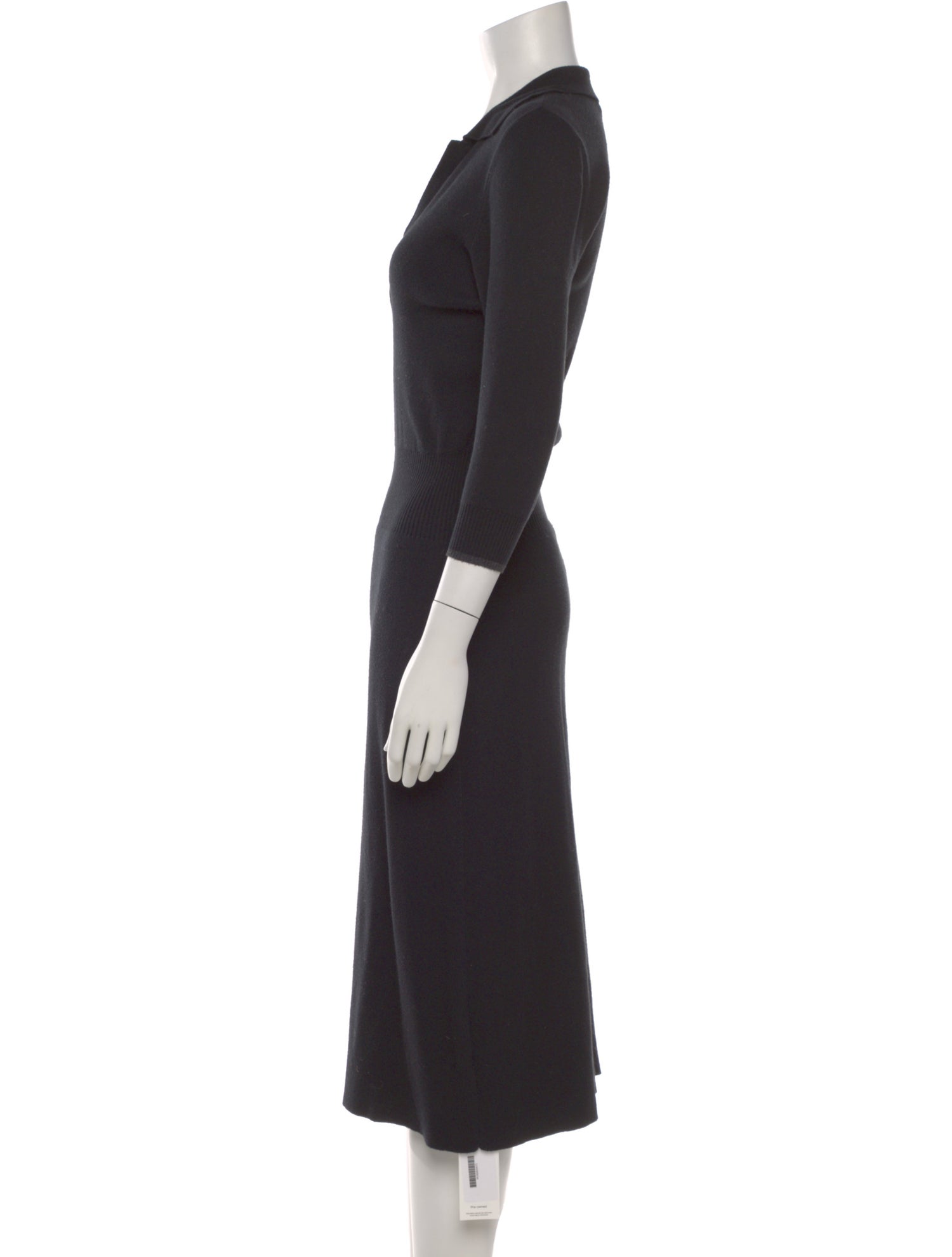 unsubscribed V-Neck Midi Length Dress