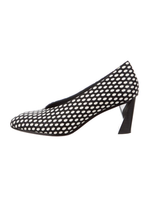 United Nude Leather Printed Pumps Nude