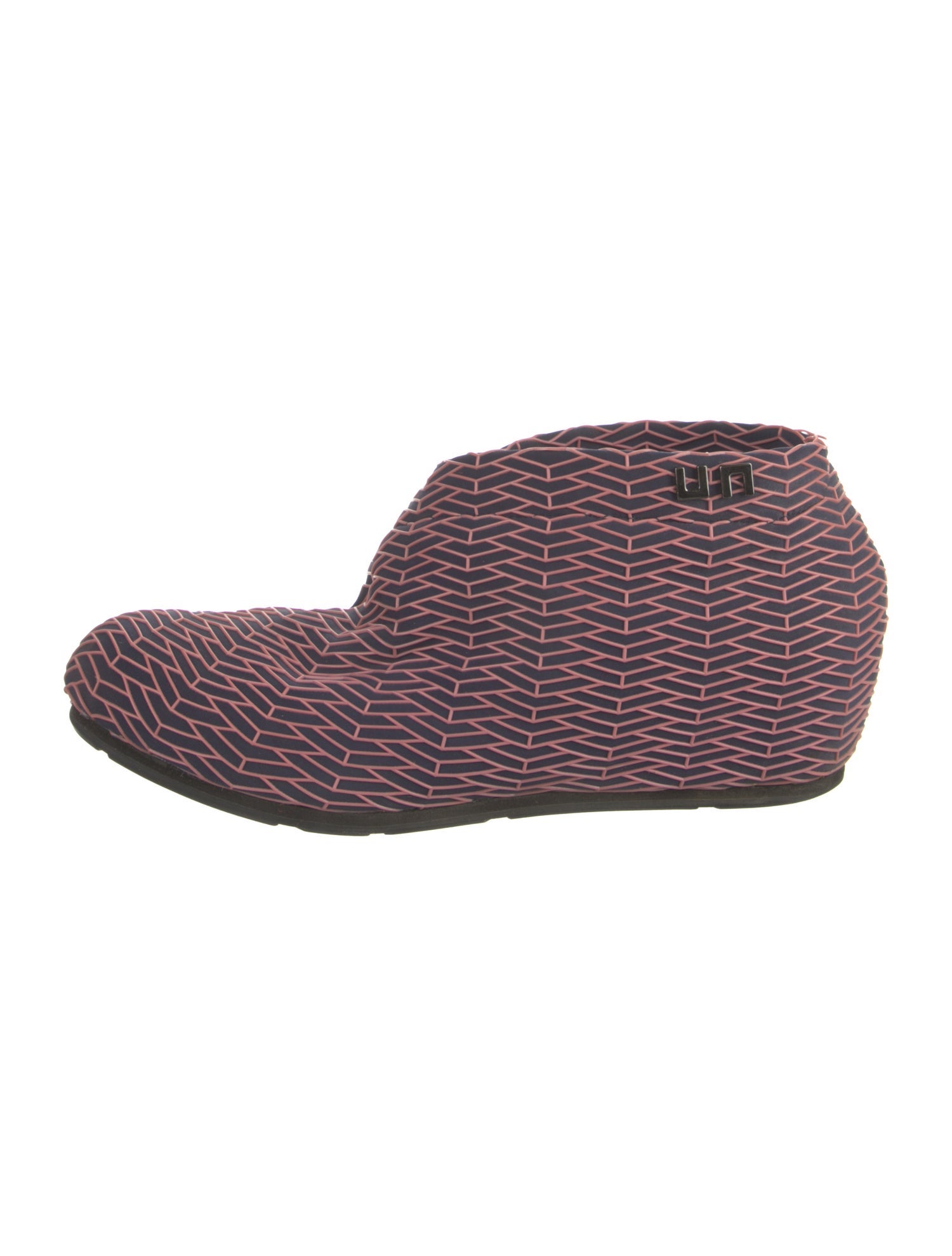 United Nude Leather Printed Lace-Up Boots