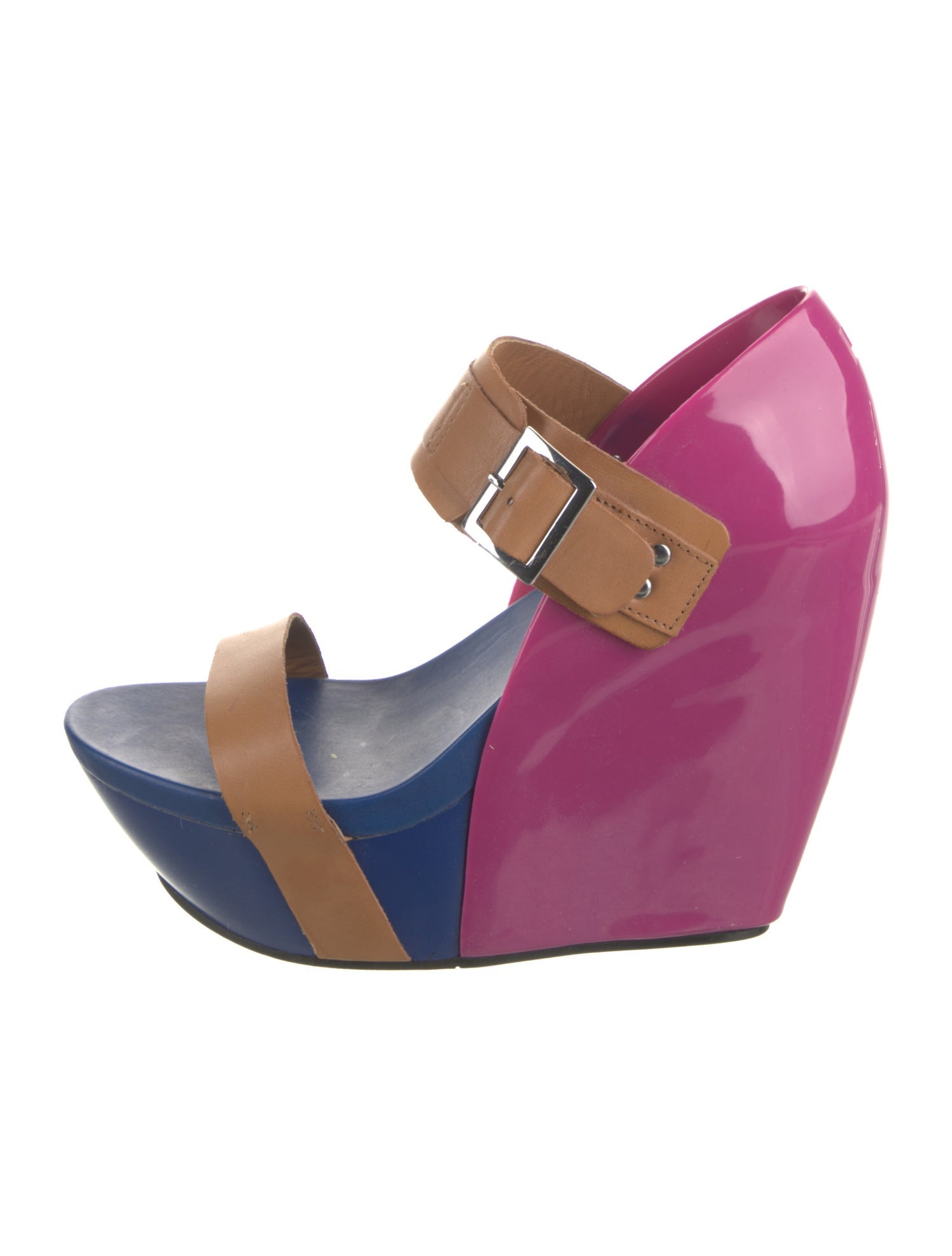 United Nude Rubber Colorblock Pattern Sandals