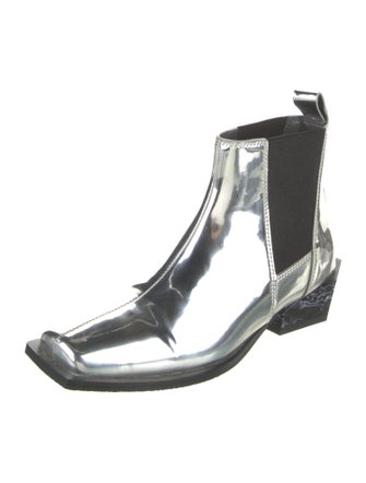 United Nude Patent Leather Chelsea Boots