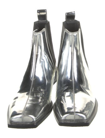 United Nude Patent Leather Chelsea Boots