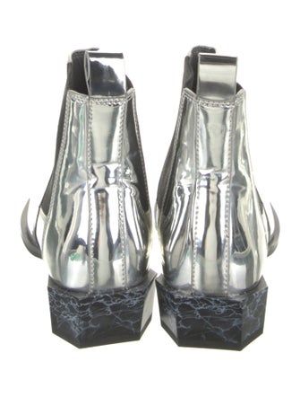 United Nude Patent Leather Chelsea Boots