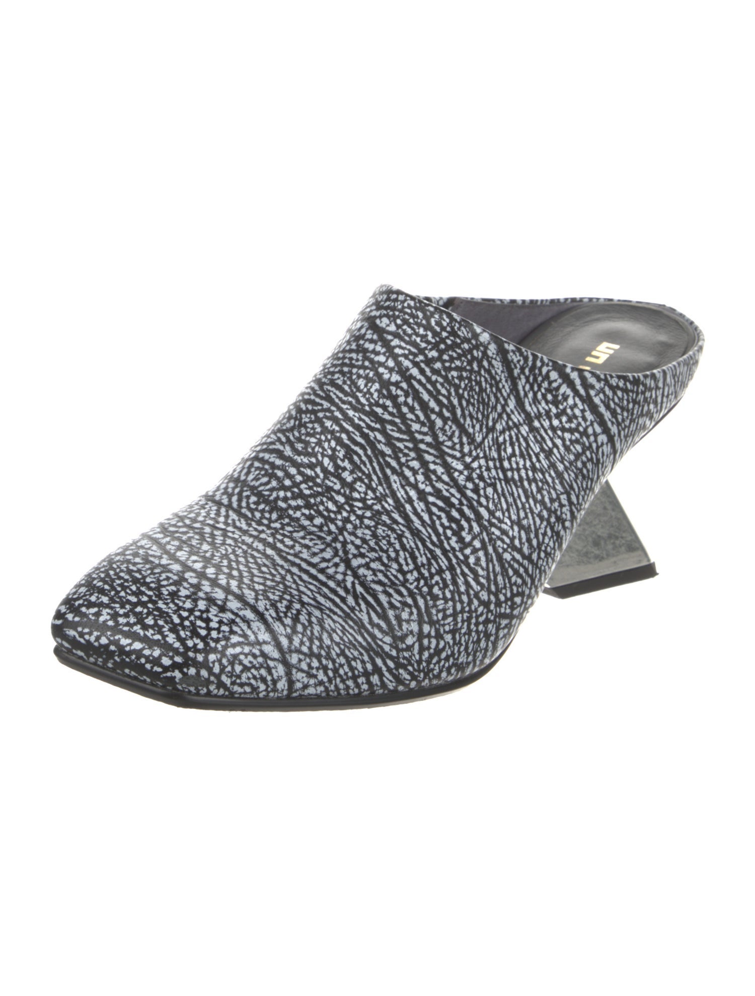 United Nude Leather Printed Mules