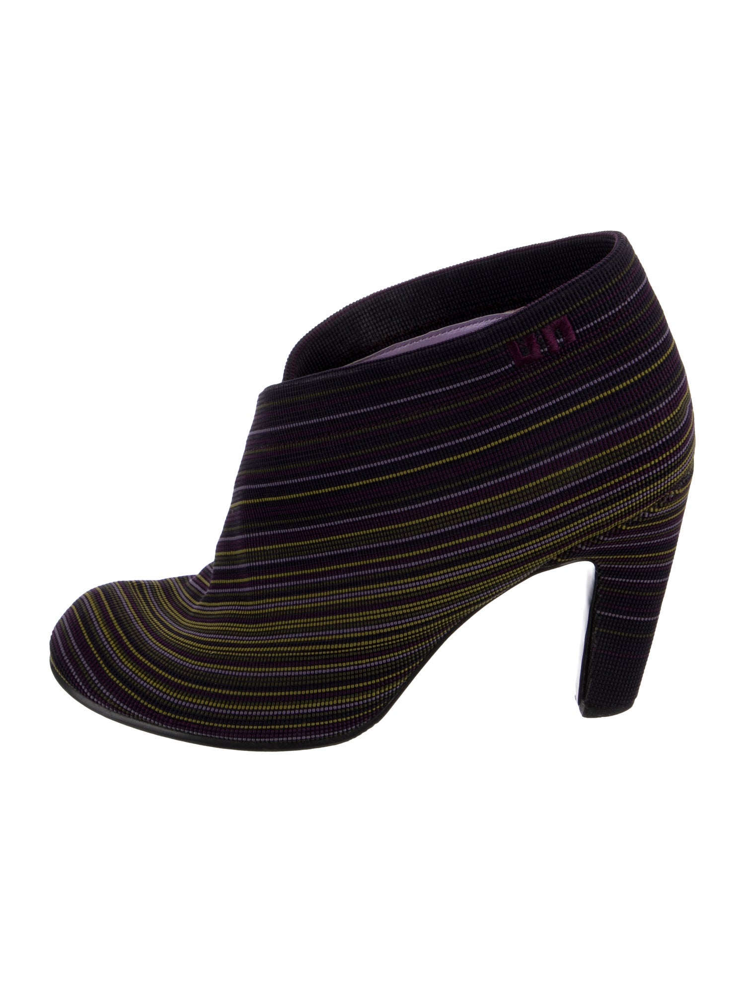 United Nude Striped Lace-Up Boots