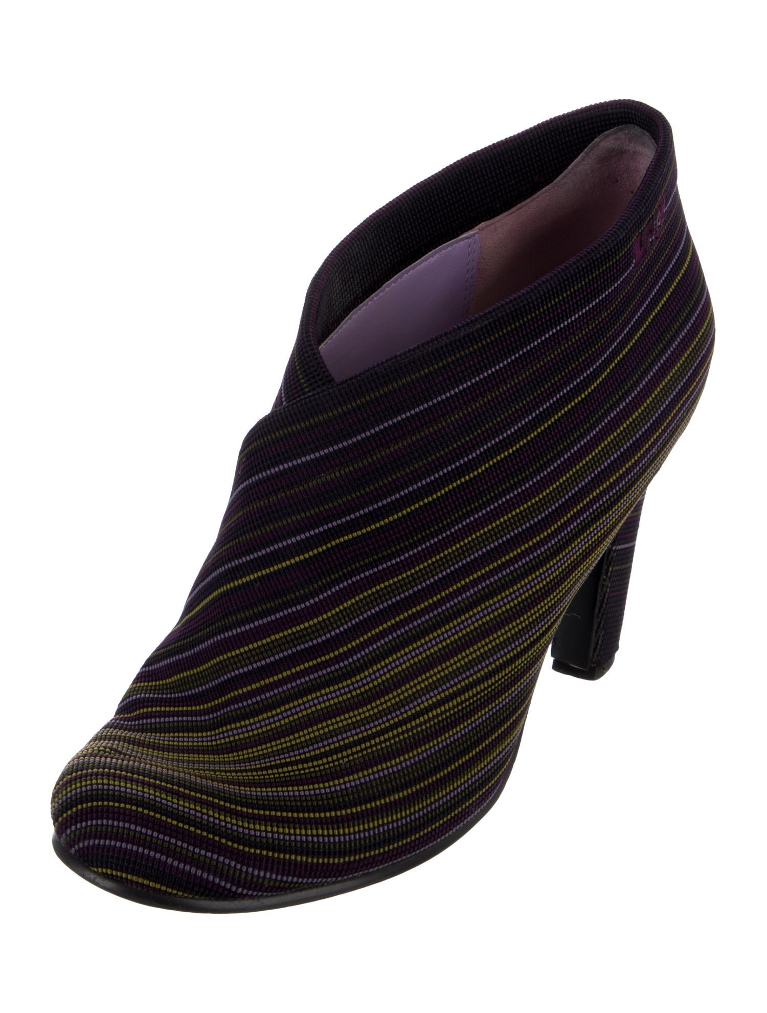 United Nude Striped Lace-Up Boots