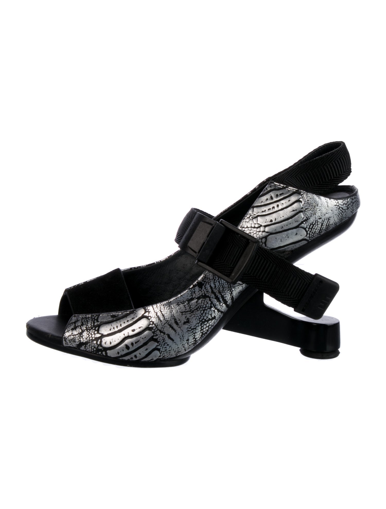 United Nude Leather Slingback Pumps