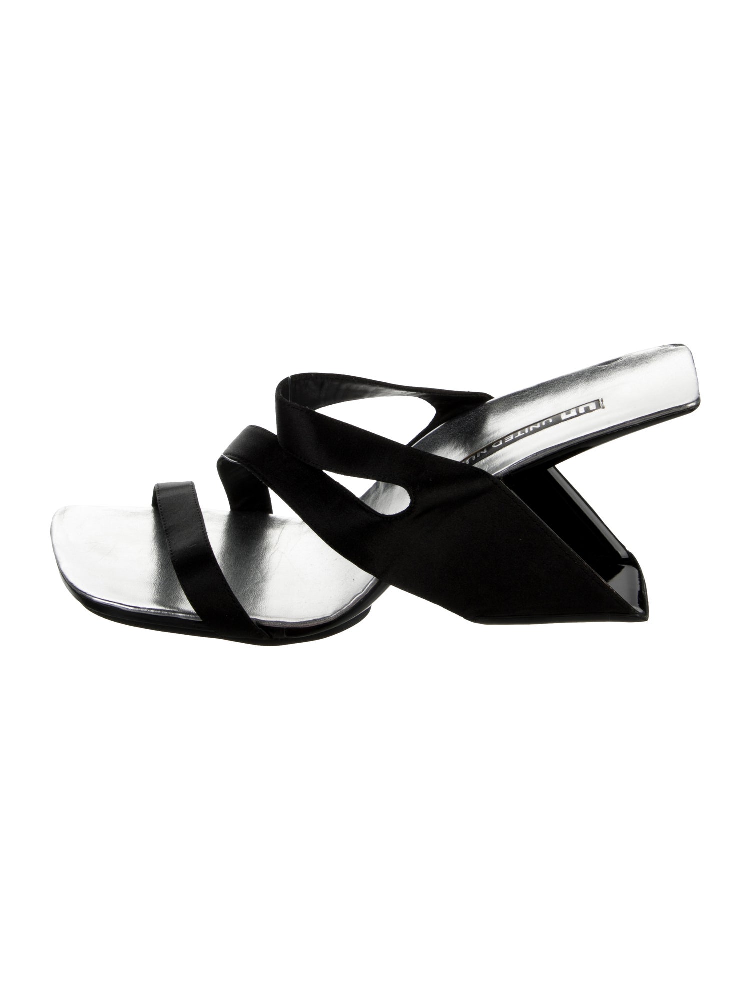 United Nude Satin Slingback Sandals