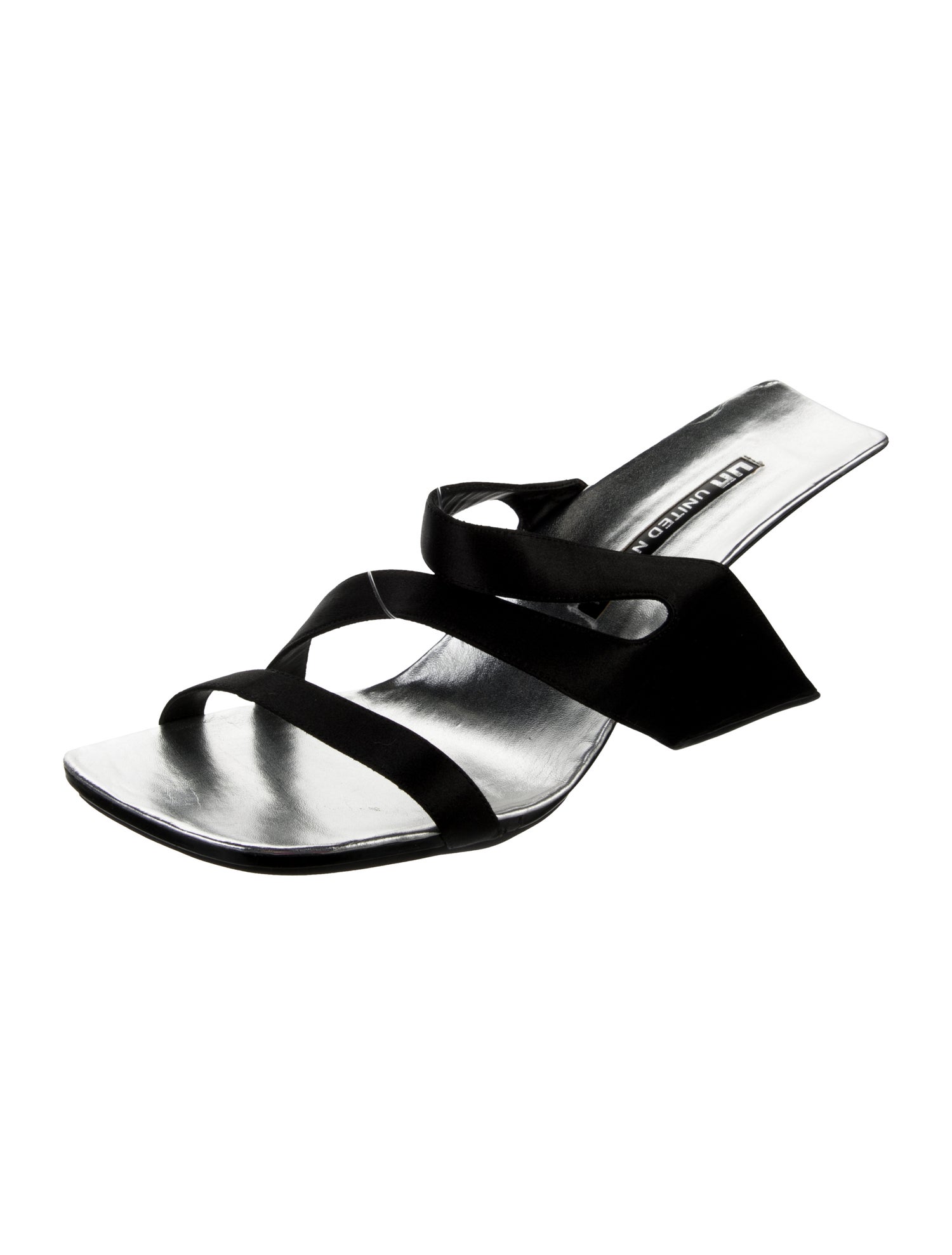 United Nude Satin Slingback Sandals
