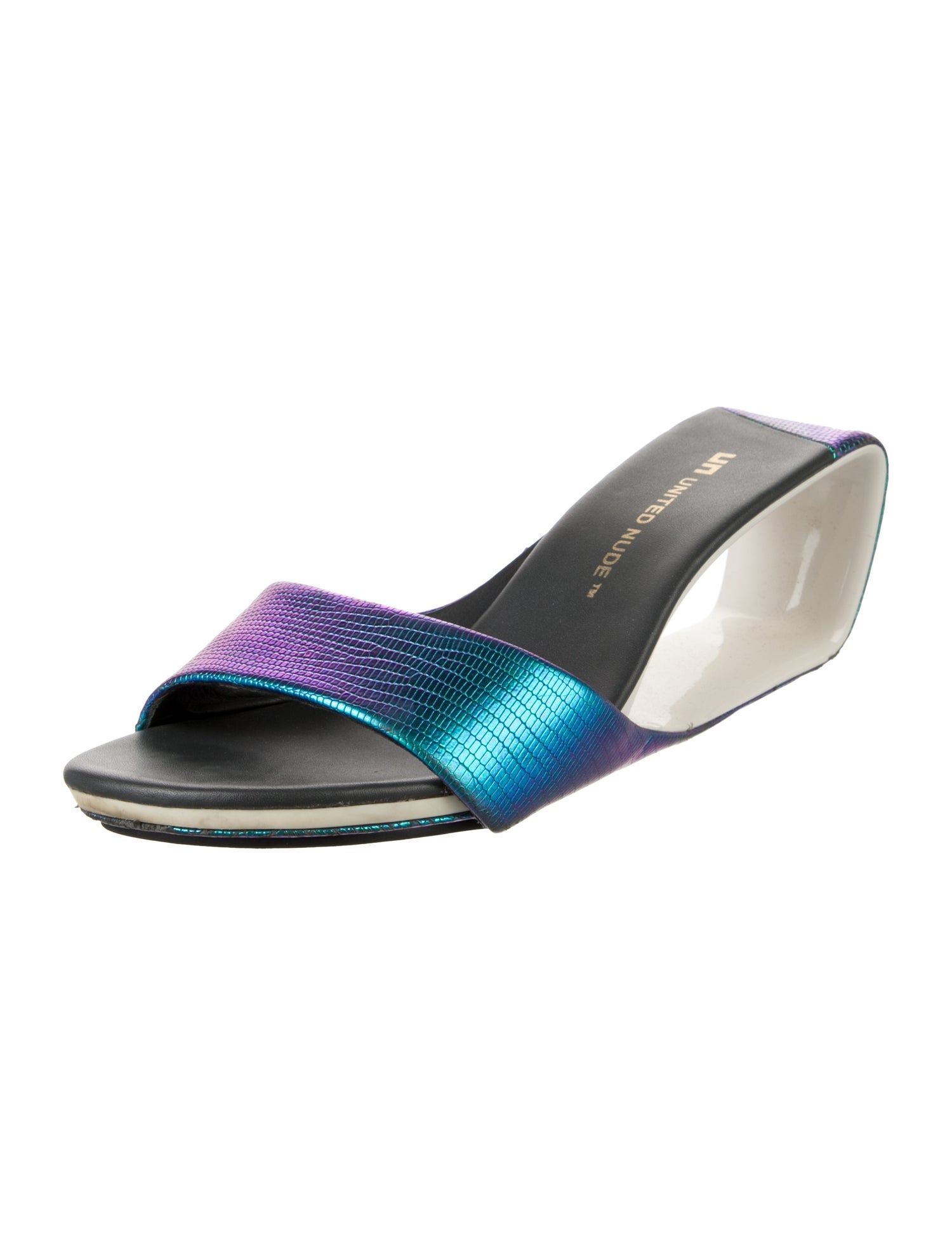 United Nude Leather Slides