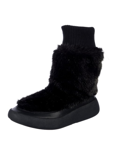 United Nude Faux Fur Sock Boots