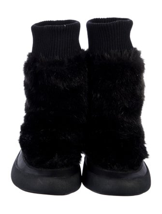 United Nude Faux Fur Sock Boots