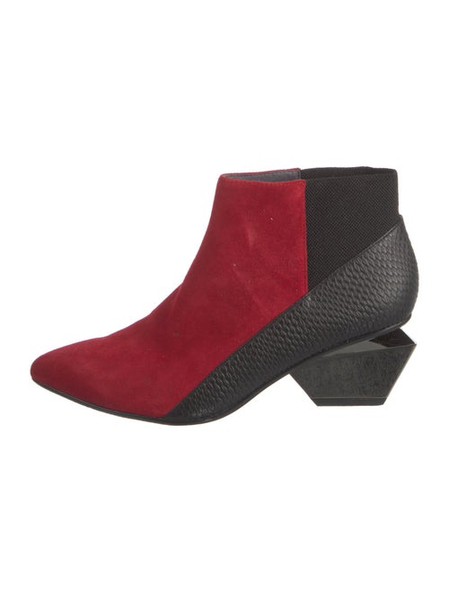 United Nude Suede Colorblock Pattern Boots