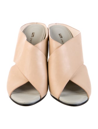 United Nude Leather Slides