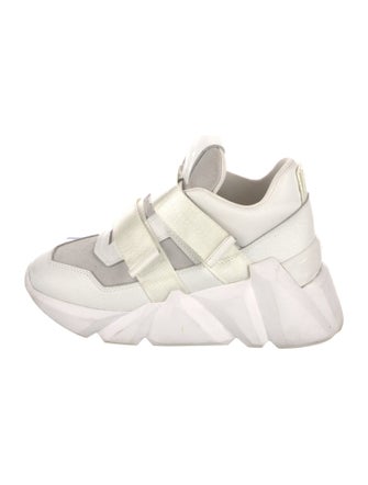United Nude Leather Colorblock Pattern Chunky Sneakers
