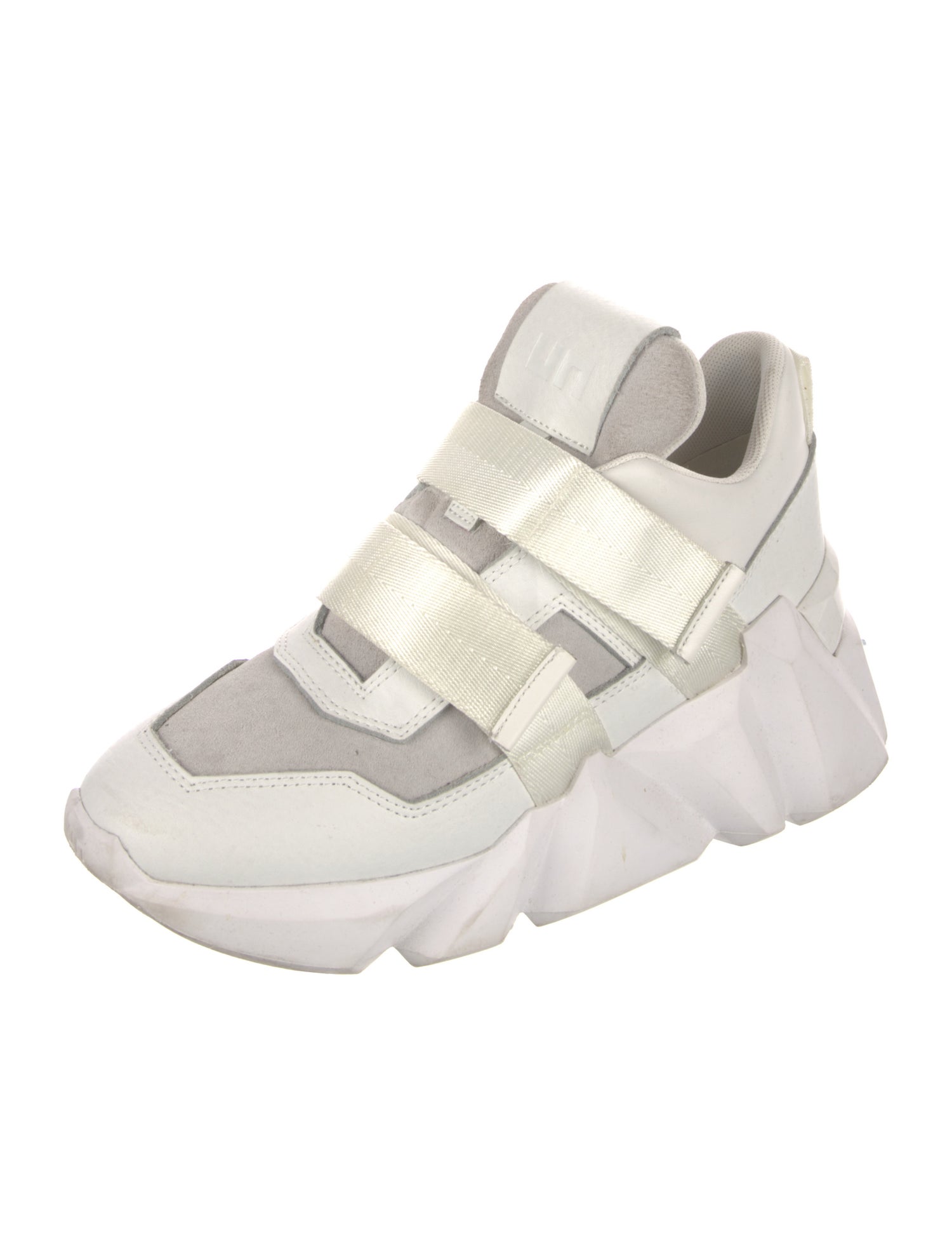 United Nude Leather Colorblock Pattern Chunky Sneakers