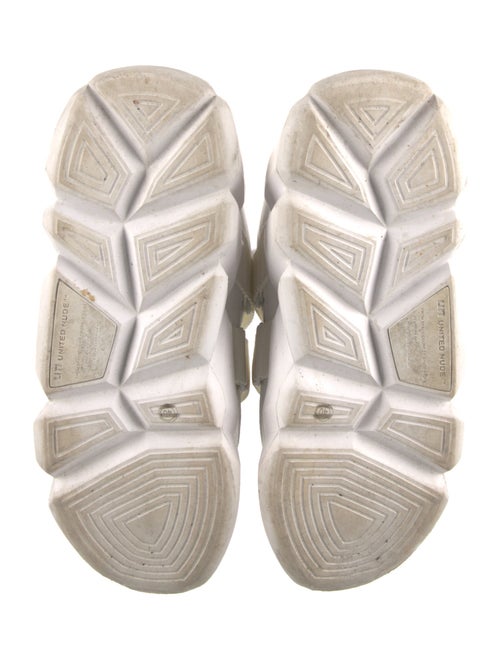 United Nude Leather Colorblock Pattern Chunky Sneakers