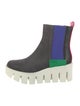 United Nude Suede Colorblock Pattern Chelsea Boots