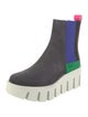 United Nude Suede Colorblock Pattern Chelsea Boots
