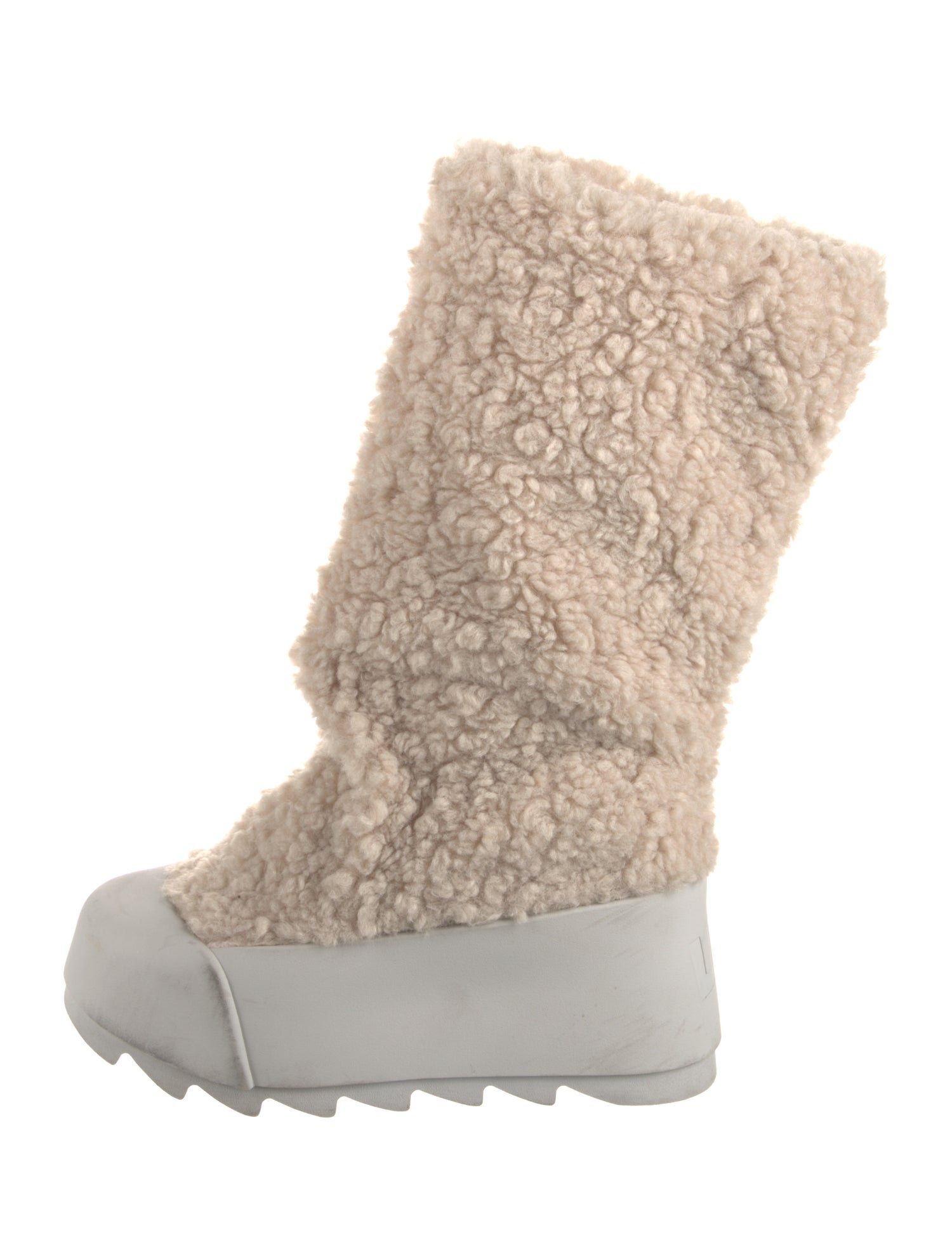 United Nude Lambswool Lace-Up Boots