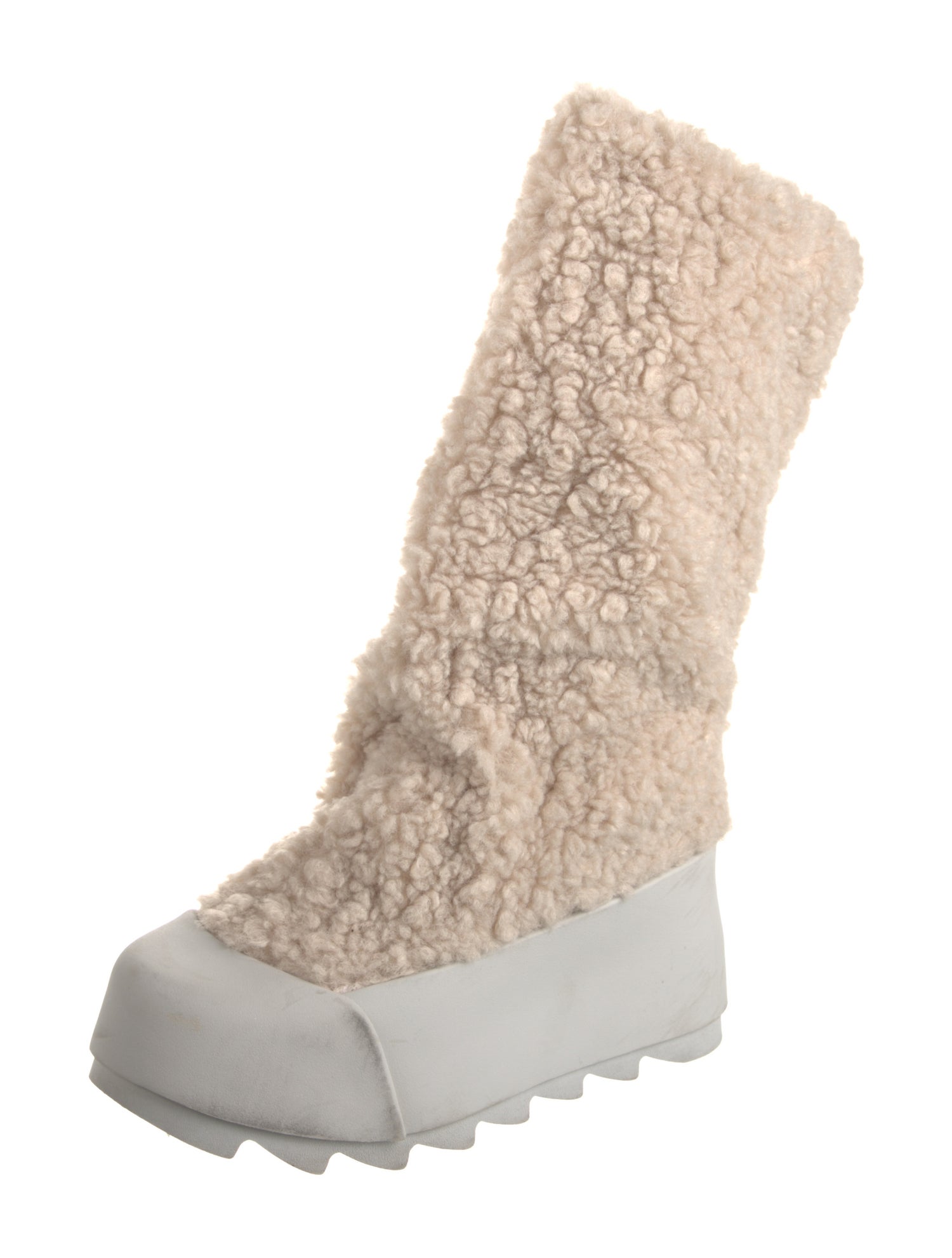 United Nude Lambswool Lace-Up Boots