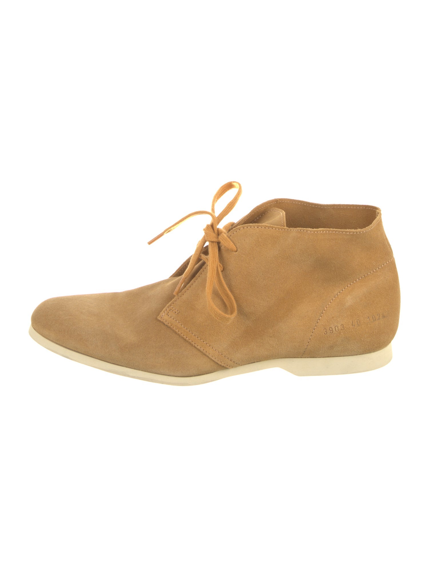 Woman by Common Projects Suede Lace-Up Boots