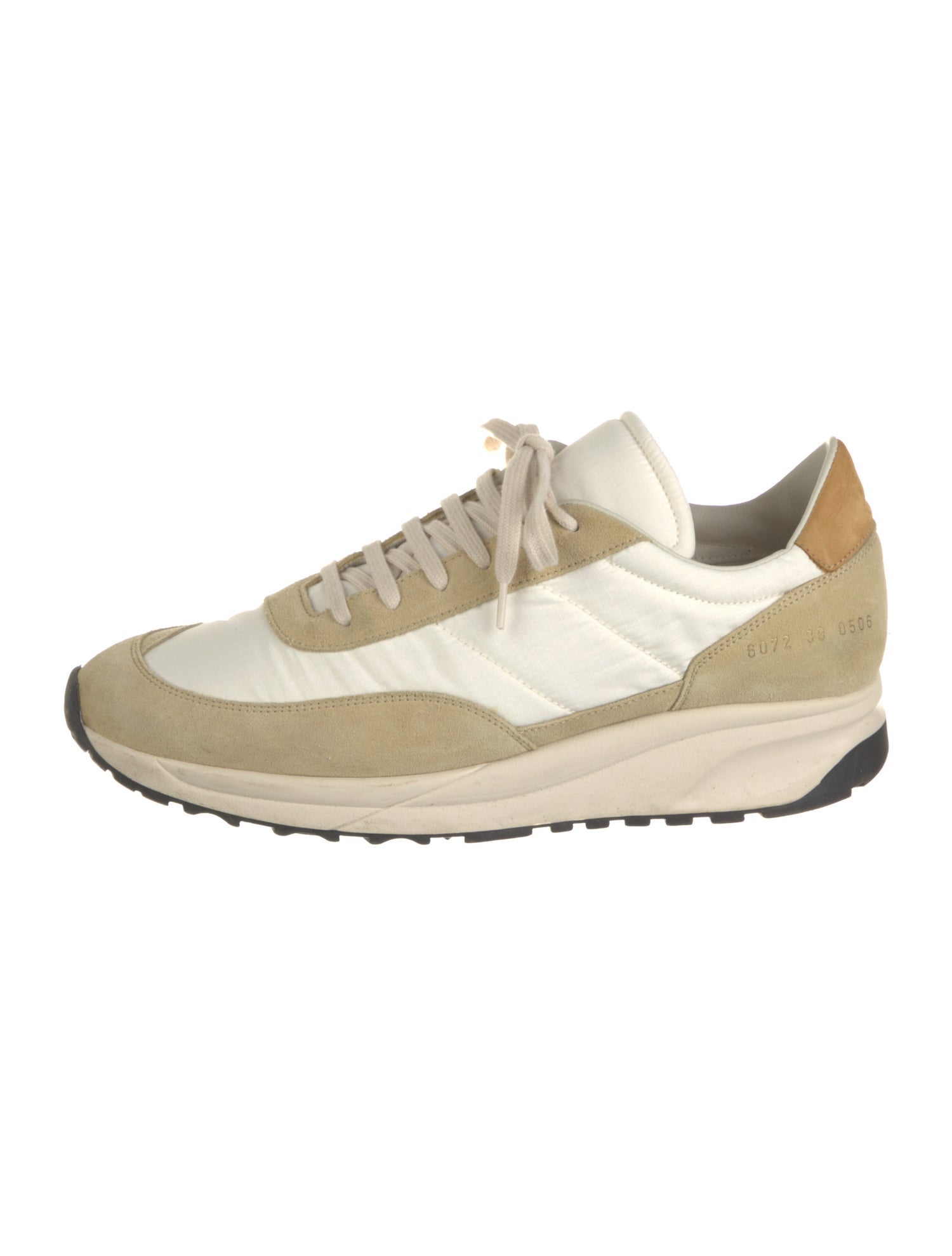 Woman by Common Projects Nylon Colorblock Pattern Sneakers