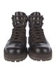 Woman by Common Projects Leather Combat Boots