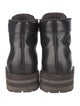 Woman by Common Projects Leather Combat Boots
