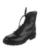 Woman by Common Projects Leather Combat Boots