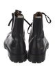 Woman by Common Projects Leather Combat Boots