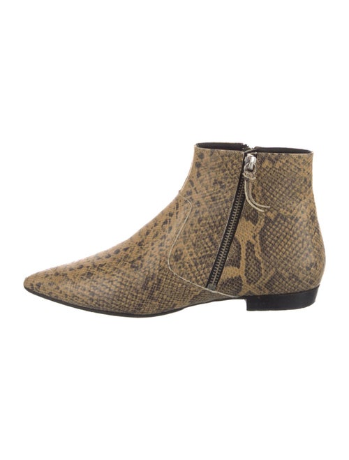 Woman by Common Projects Snakeskin Animal Print Boots