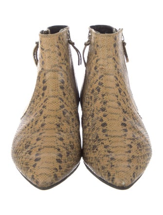 Woman by Common Projects Snakeskin Animal Print Boots
