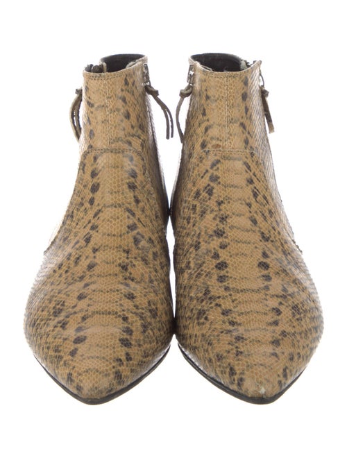 Woman by Common Projects Snakeskin Animal Print Boots