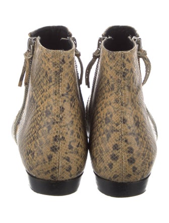 Woman by Common Projects Snakeskin Animal Print Boots