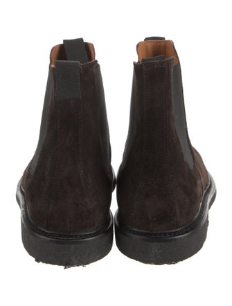 Woman by Common Projects Suede Chelsea Boots