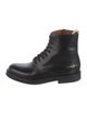 Woman by Common Projects Leather Combat Boots