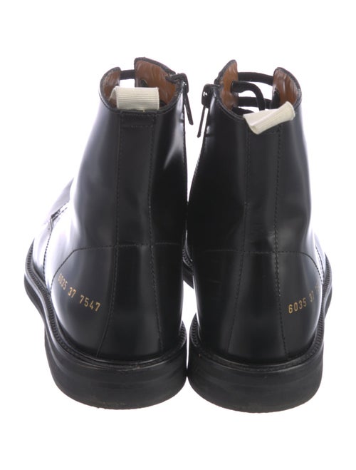 Woman by Common Projects Leather Combat Boots