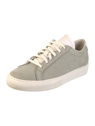 Woman by Common Projects Vegan Suede Colorblock Pattern Sneakers