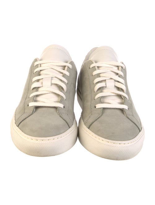 Woman by Common Projects Vegan Suede Colorblock Pattern Sneakers