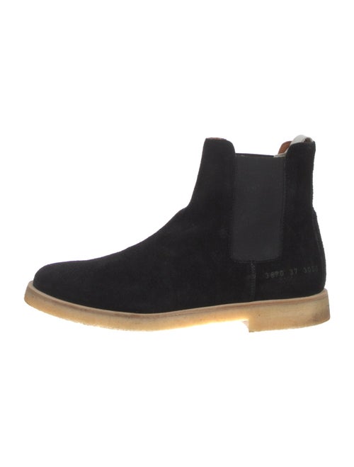Woman by Common Projects Suede Chelsea Boots