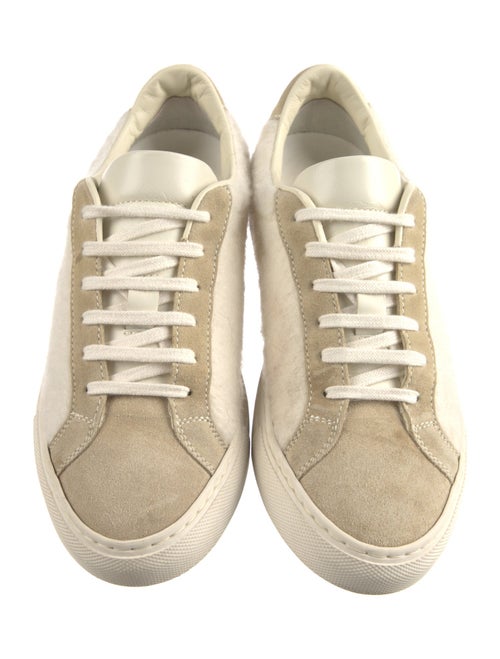 Woman by Common Projects Wool Colorblock Pattern Sneakers