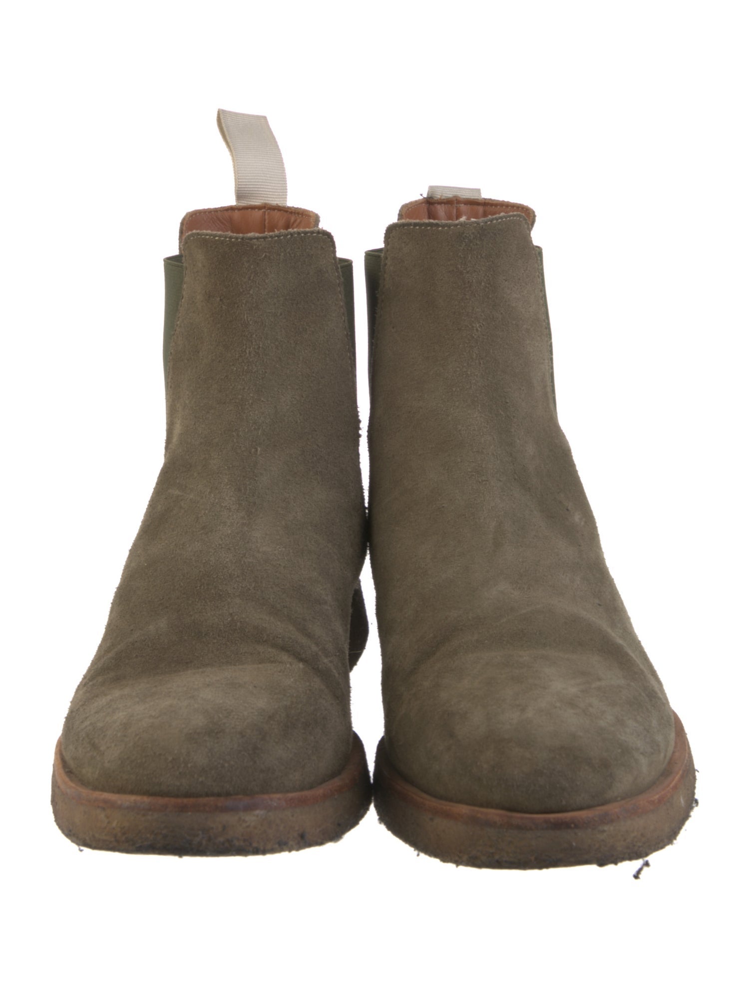 Woman by Common Projects Suede Chelsea Boots