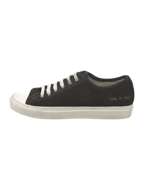 Woman by Common Projects Suede Colorblock Pattern Sneakers