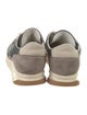 Woman by Common Projects Suede Colorblock Pattern Athletic Sneakers
