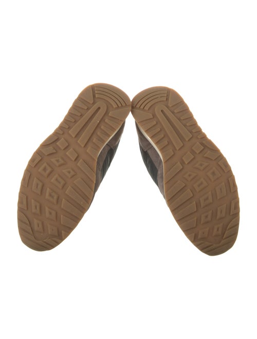 Woman by Common Projects Suede Colorblock Pattern Athletic Sneakers