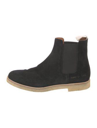 Woman by Common Projects Suede Chelsea Boots